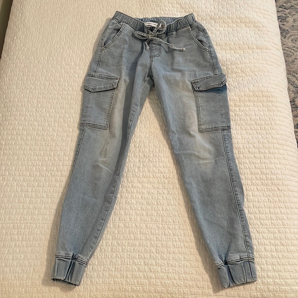 Cargo denim pants 💙